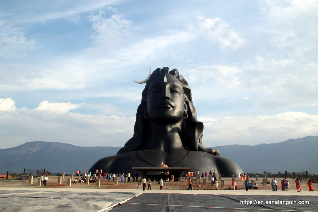 Shiva as Adiyogi in the Isha Yoga Center, Coimbatore.