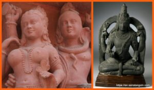 Shiva is depicted both as an ascetic yogi, and as a householder with goddess Parvati.