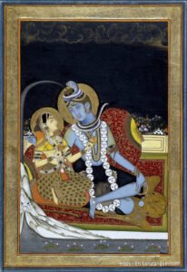 Shiva with Parvati