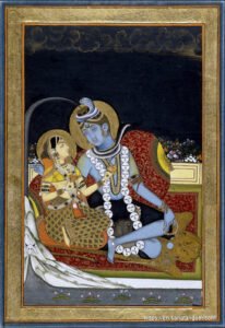 Shiva with Parvati