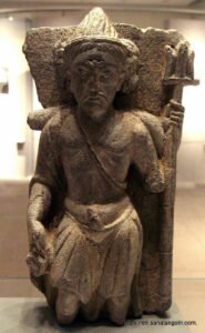 Three-headed Shiva, Gandhara, 2nd century AD